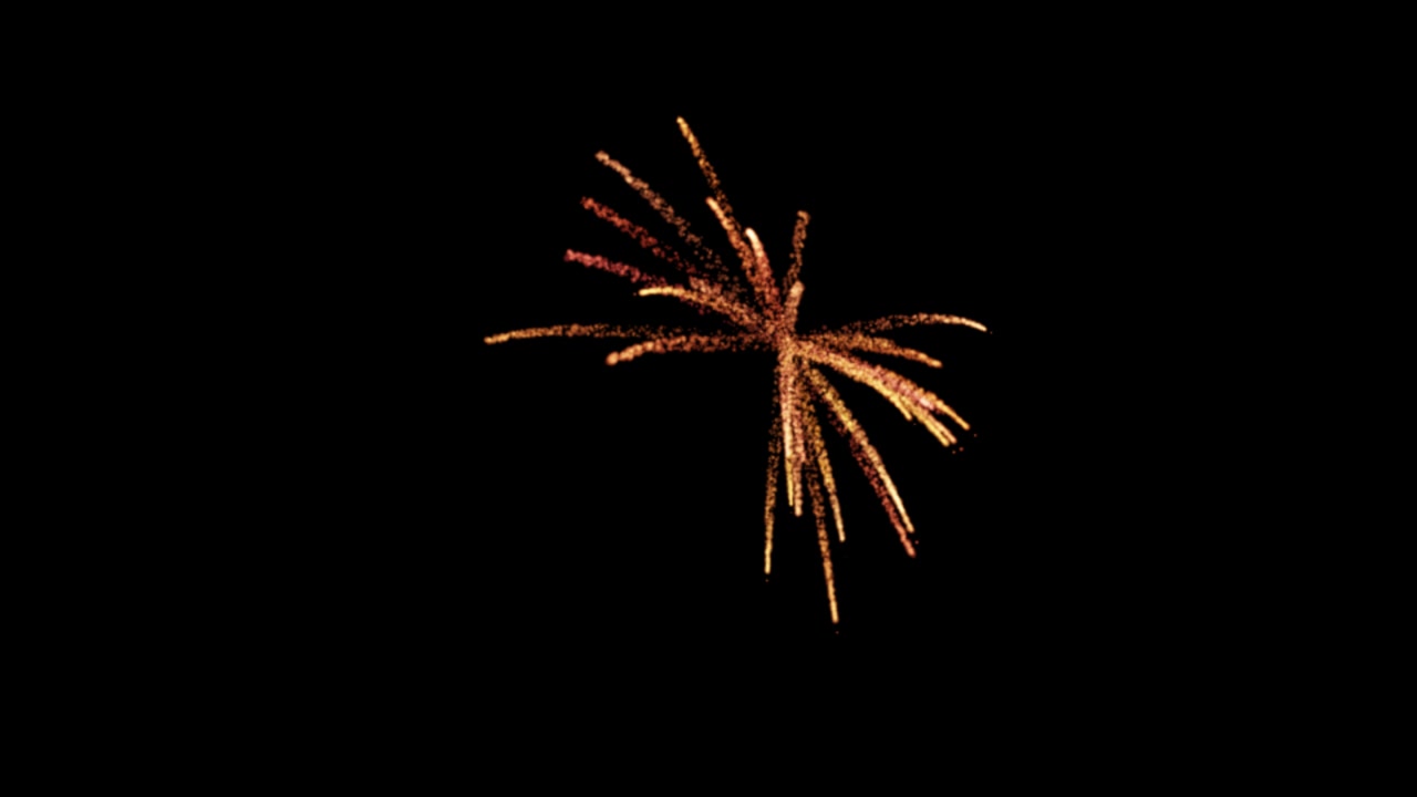 Esplosione di fuochi d'artificio