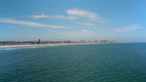 tourists at the famous coronado beach in san diego, southern california, united states