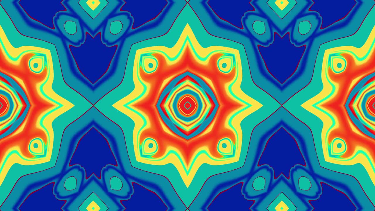ilusión psicodélica patrón de kaleidoscopio de fondo