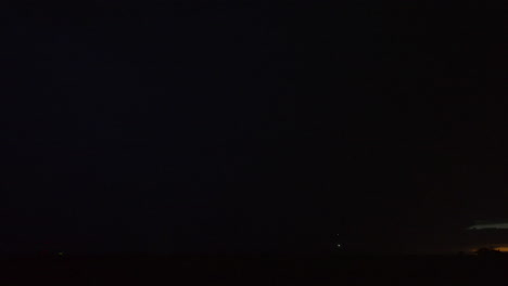 spectacular electrified lightning storm lights up night sky
