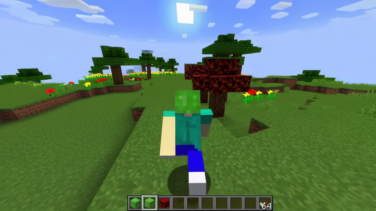 Minecraft Gameplay - Exploring the Lush Landscape