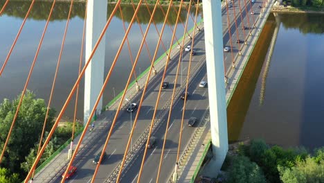 aerial view of the bridge