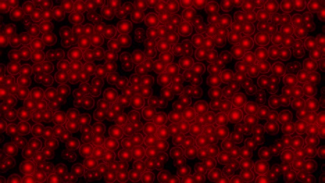 Animation-of-squishy-undulating-red-cells-with-bright-glowing-nucleus