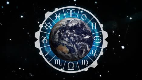 zodiac sign clock