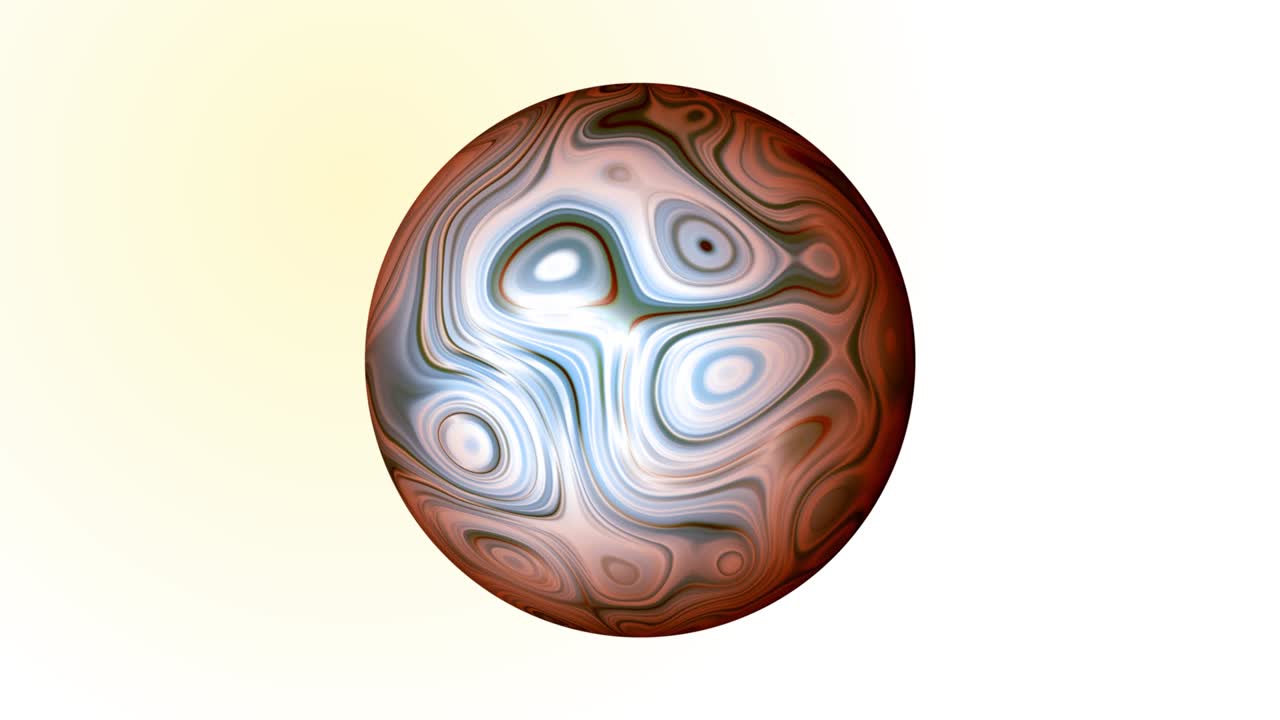 fondo de textura de la esfera de mármol líquido abstracto.mp4