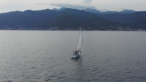 sailing yacht on a calm sea