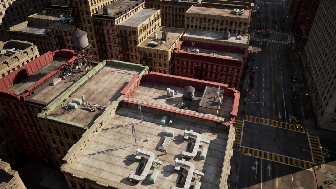 paisaje urbano de manhattan con rascacielos de la ciudad de nueva york