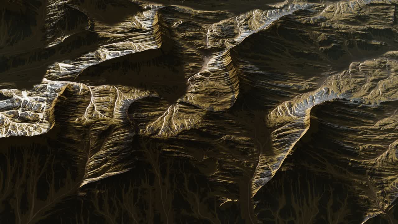 vista del paisaje del planeta alienígena