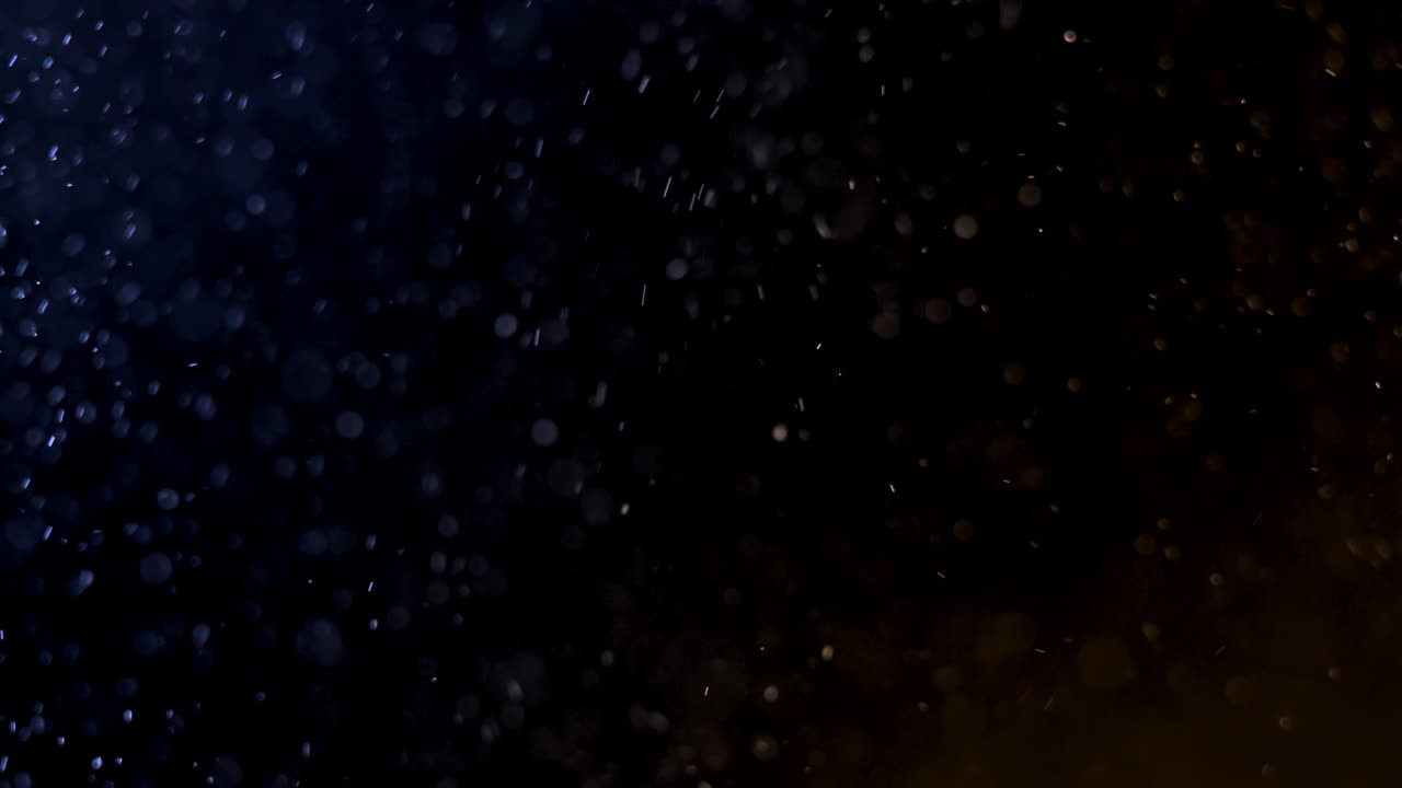 hermosas partículas de polvo flotantes