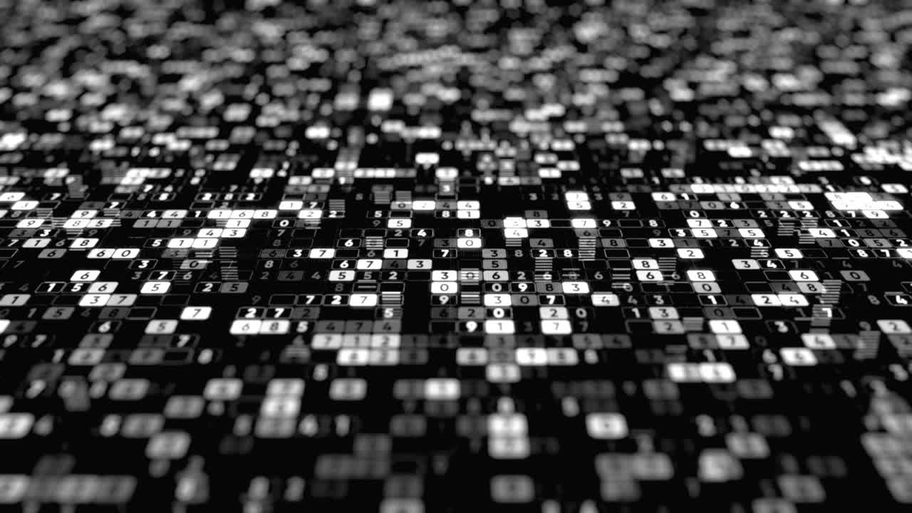 Abstract Binary Code Background