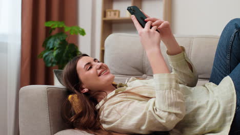 young girl at home