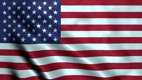 bandera de 4k sin costura en bucle del atolón de johnston