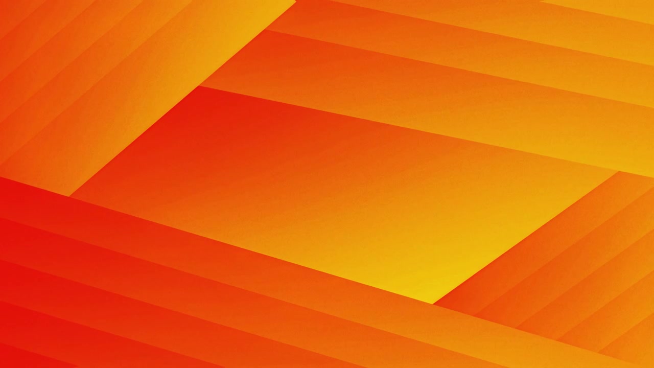 Abstract Motion Background with Geometric Orange and Yellow Shapes