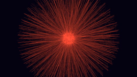 radiant energy a dynamic sunburst of bright orange and yellow lines