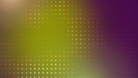 flickering yellow and purple lights