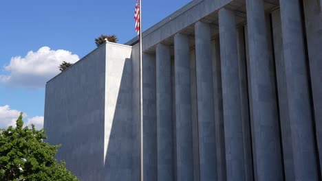 exterior of washington dc federal government building