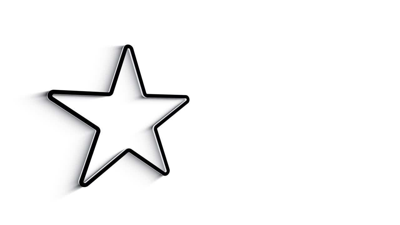 redes sociales diseño de íconos de sombra 3d aislados en fondo blanco. iconos web de esquema. gráficos en movimiento.