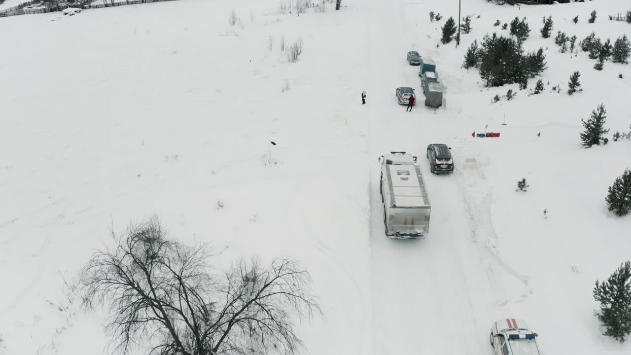 눈이 많은 시골 지역의 비상 대응