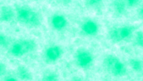 abstract isolated blurred green dots with bokeh. sparkling circular particles is motion 3d animation.