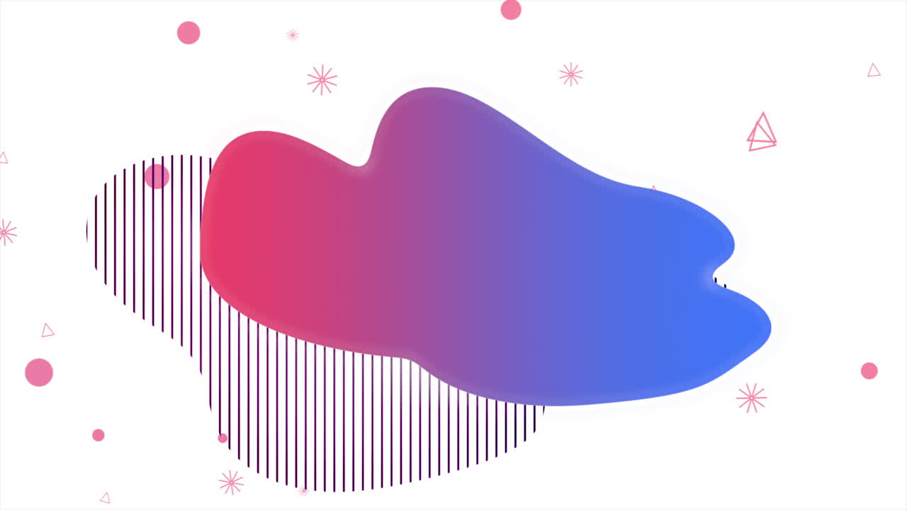 formas geométricas abstractas en movimiento y fondo líquido colorido 39