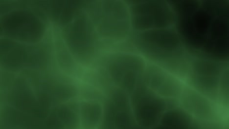 ondas de energía de color verde en bucle. animación de video abstracta para papel tapiz