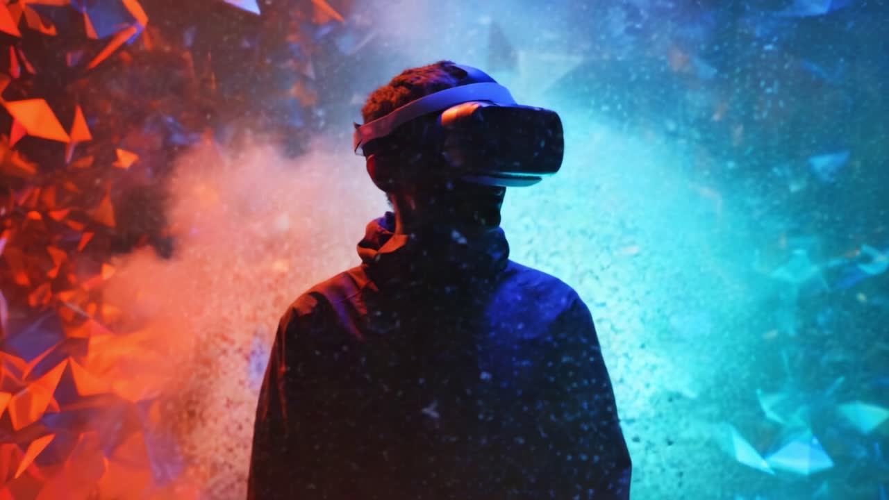 Esplorare la realtà virtuale: un viaggio attraverso vivaci paesaggi digitali e ambienti in 3D con tecnologia all'avanguardia ed esperienze coinvolgenti in un ambiente dinamico