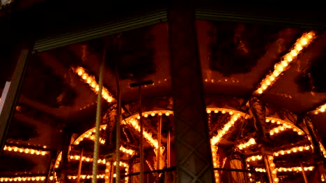 french carousel at evening time