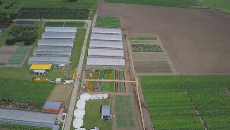 agricultural exhibition at a modern farm