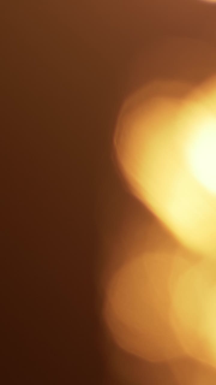 Sobreposição Abstrata de Vazamentos de Luz Quente e Flares de Lente.