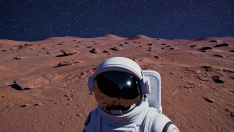astronauta en marte