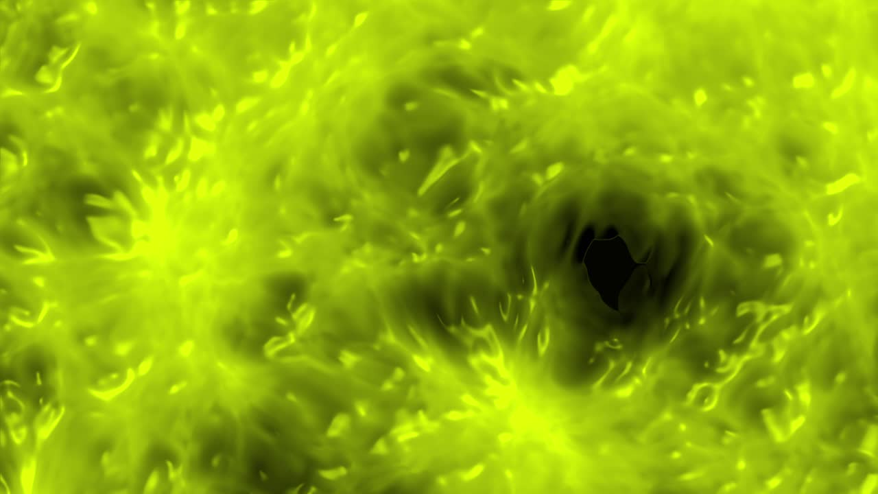 Naadloze Lus van Abstracte Neon Groene Vloeiende Beweging