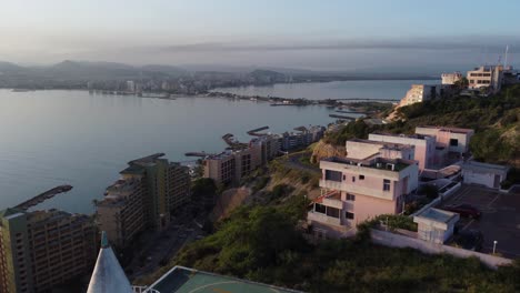 aerial view of el morro hill in lecheria, located in the north of anzoátegui state, venezuela
