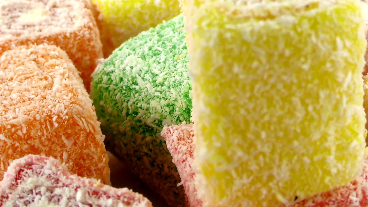 caramelo dulce gelatina y delicioso postre de azúcar