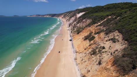 Scenic Aerial Footage of Rainbow Beach and Surrounds