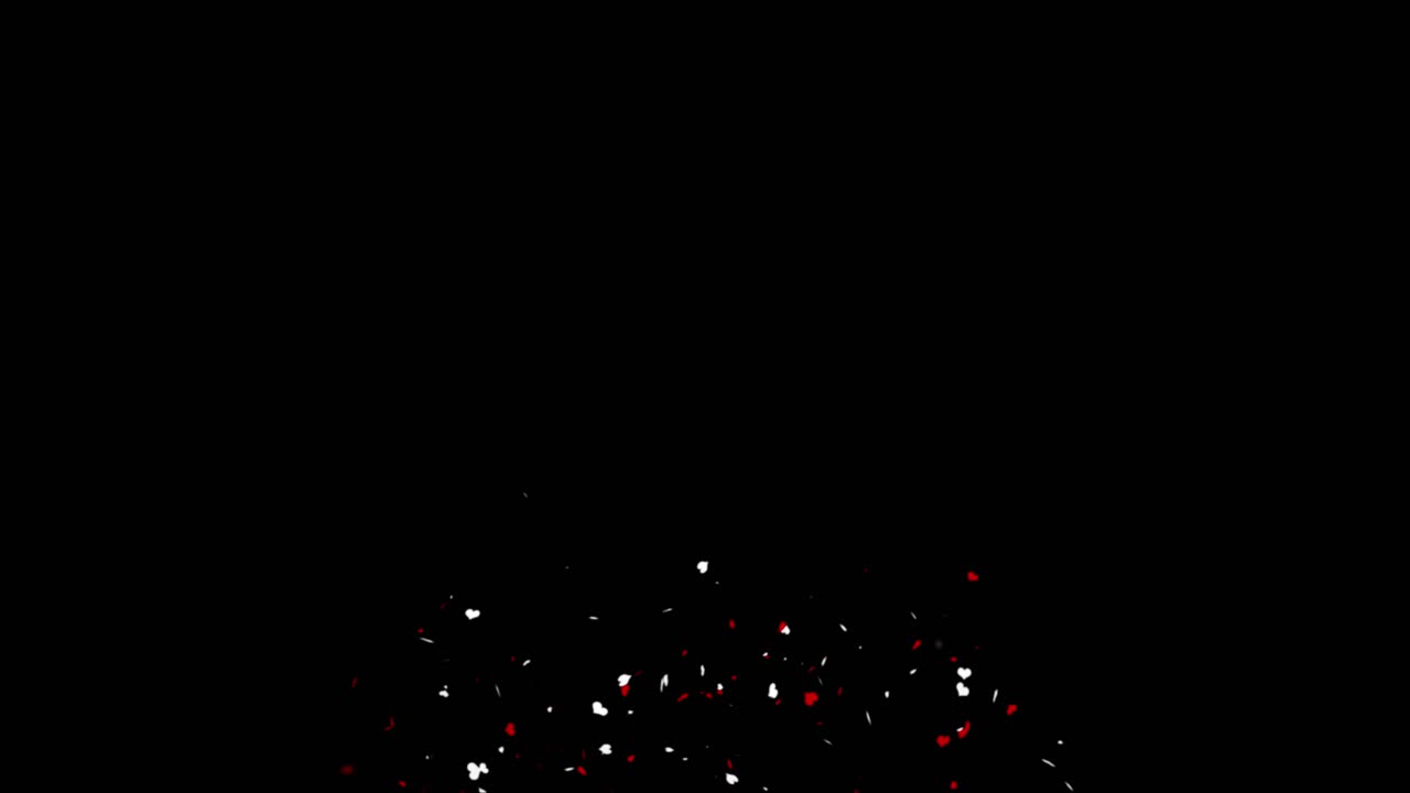 Confetti Explosion on Green Screen