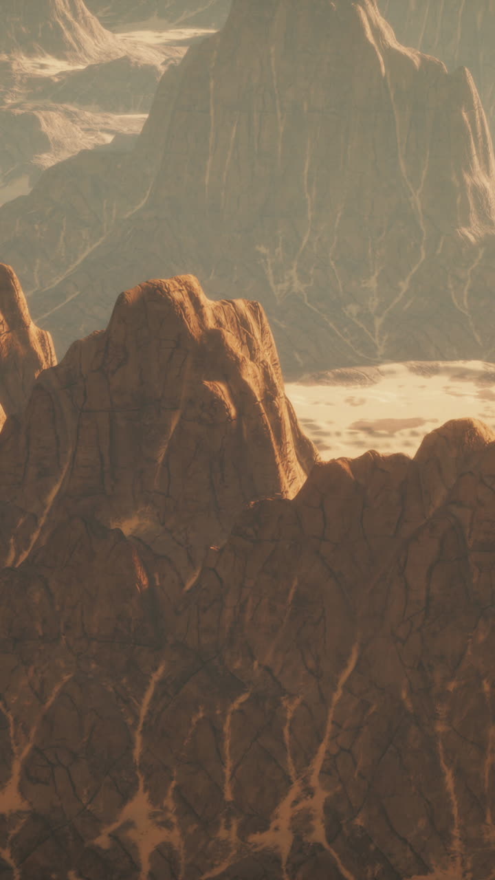 Paisaje de montañas desérticas