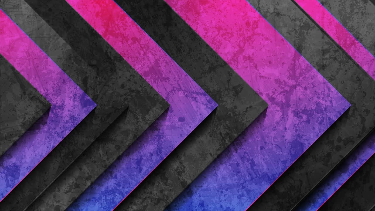 flechas geométricas abstractas con animación de video de textura grunge