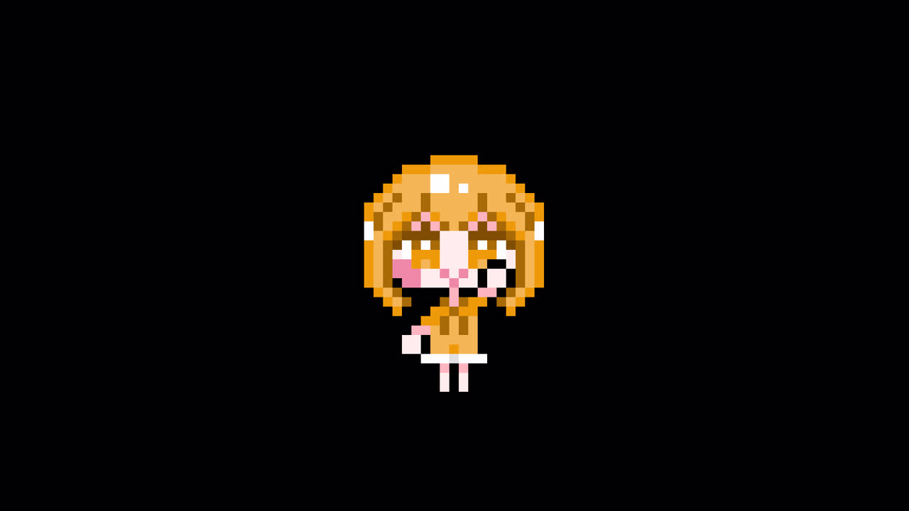 Pixel girl 01 Raising hand Looping animation. 1080p (8).mov