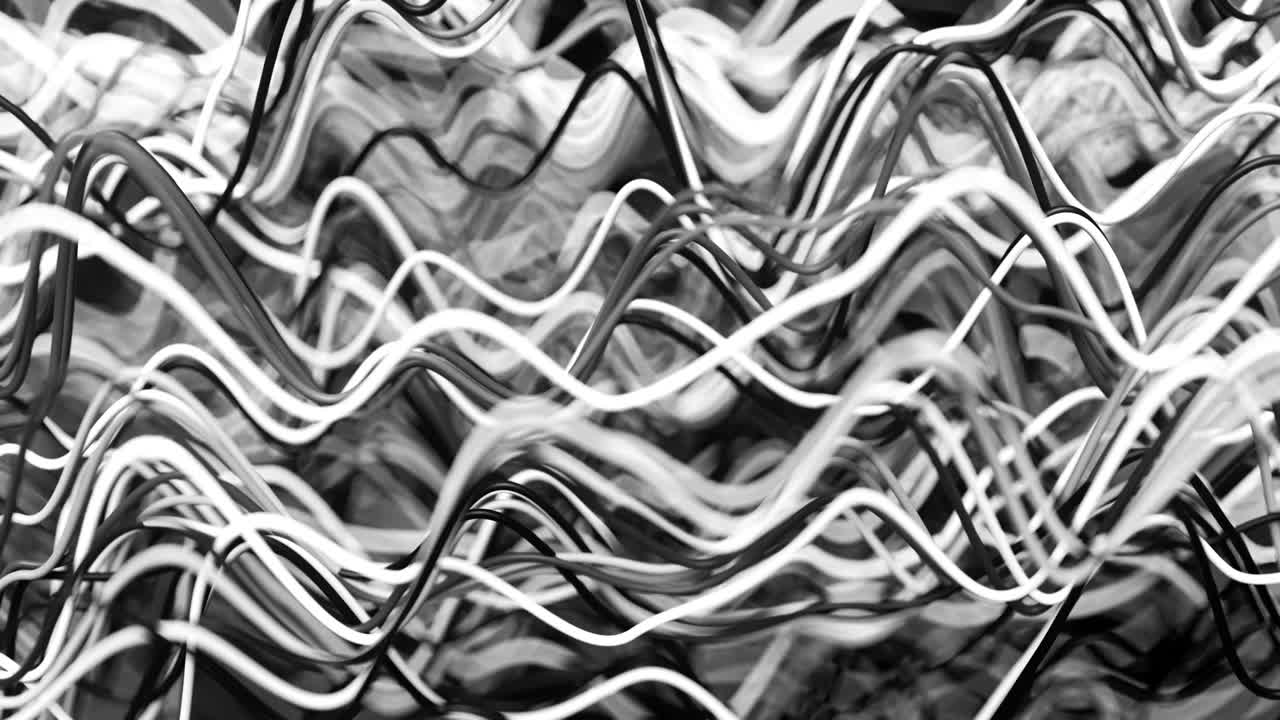 las ondas digitales abstractas.