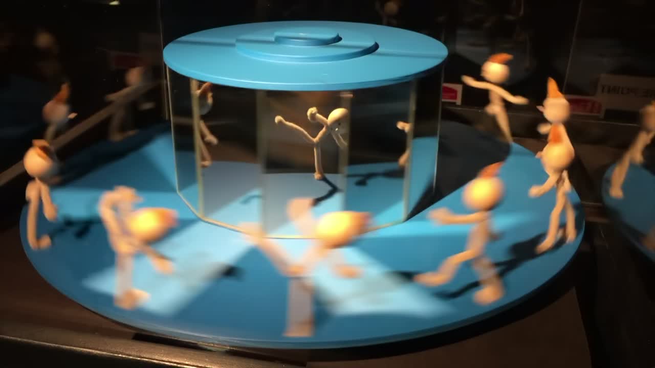 프랙시노스코프 애니메이션 디바이스, 카메라 오브스쿠라, 에딘버러, 스코틀랜드, 영국