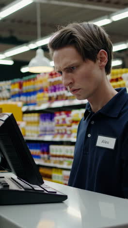 grocery store cashier
