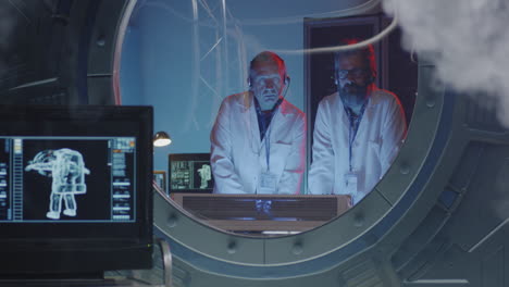 space lab monitoring team