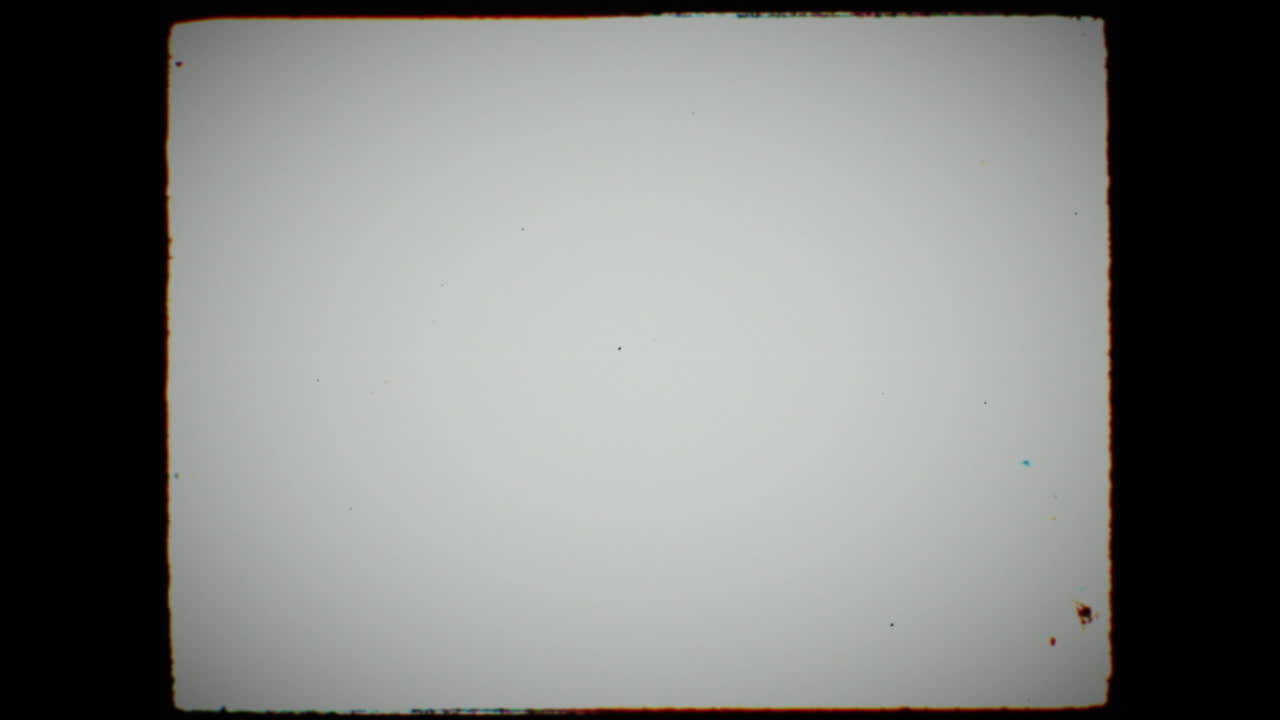 Real 35mm 4x3 film frame overlay - dirty and old