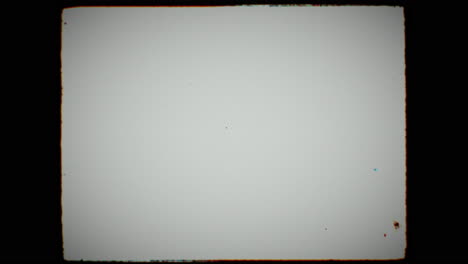 real 35mm 4x3 film frame overlay - dirty and old