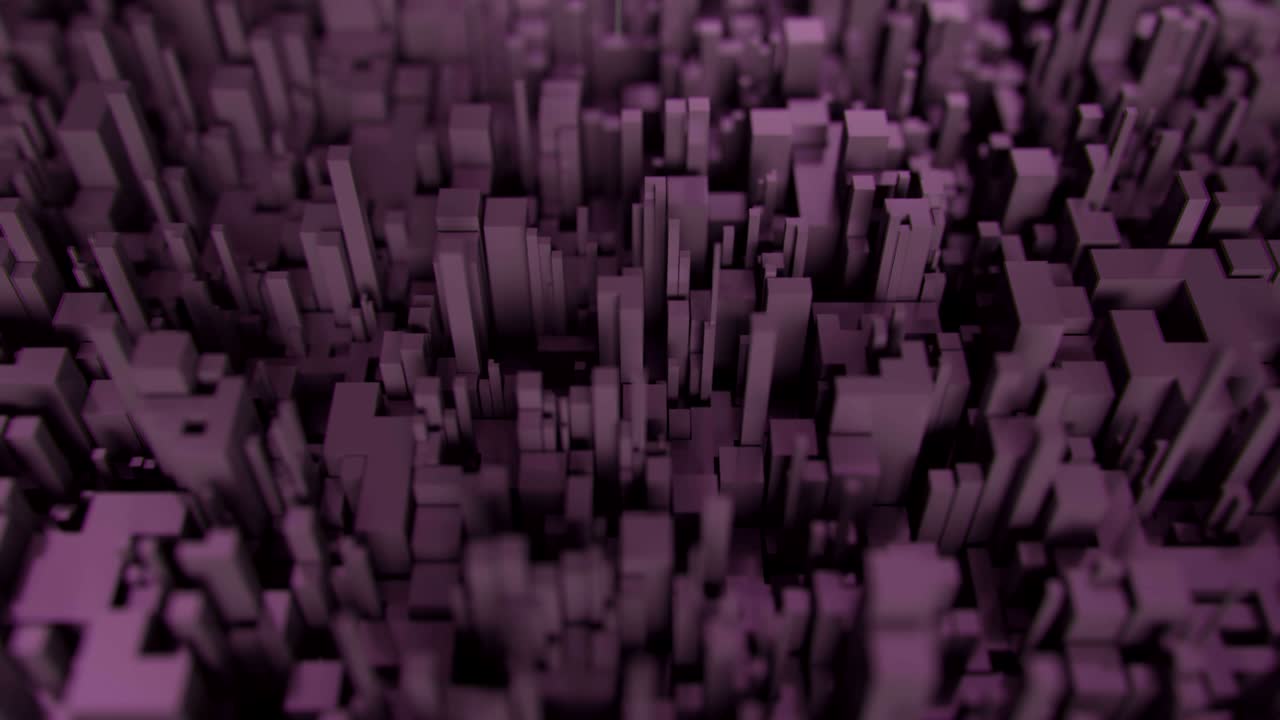 4K Abstract Cubic Background.