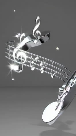 abstract music notes