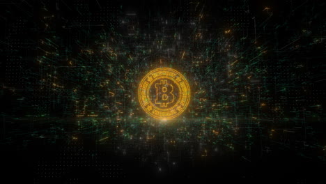 Bitcoin Loop Animation