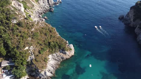 la hermosa isla de corfú en grecia filmada con un dron