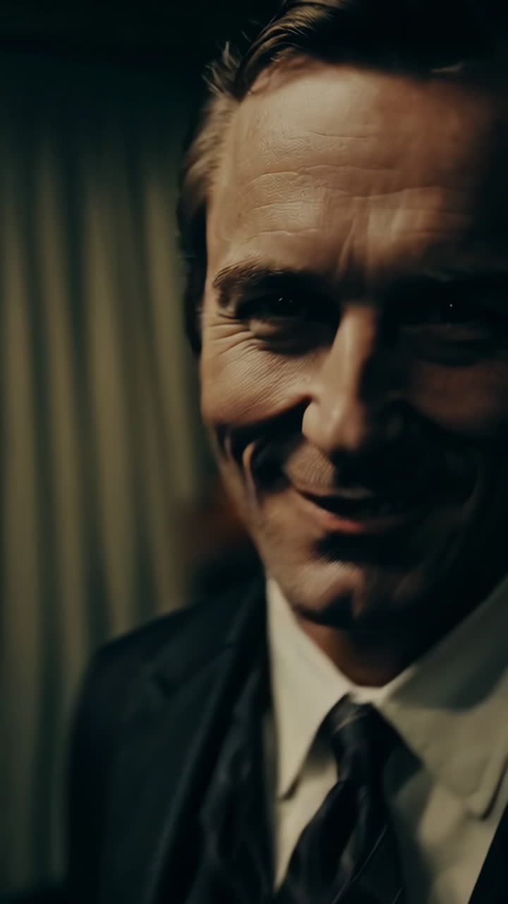 슈트 를 입은 남자 의 클로즈업 초상화