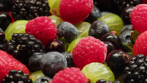 assortment of fresh berries